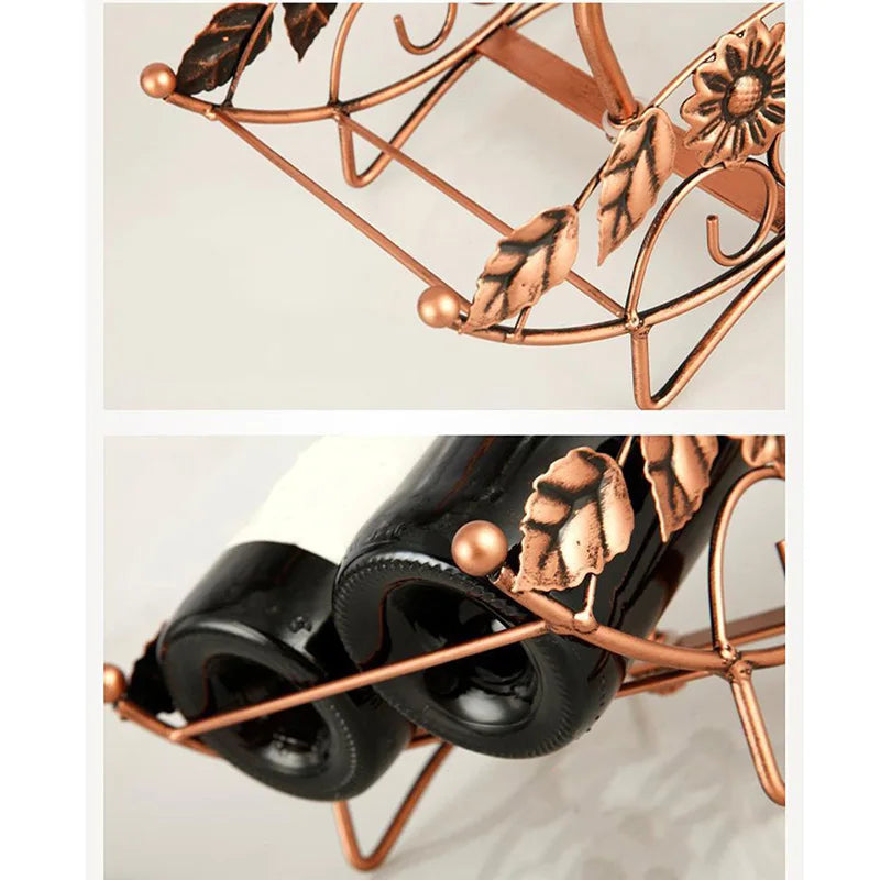 European wine rack decoration creative