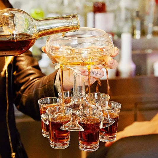 6-Shot Glass Dispenser Holder