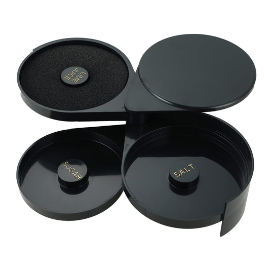 3 Tier Rotating Salt Rimmer Box