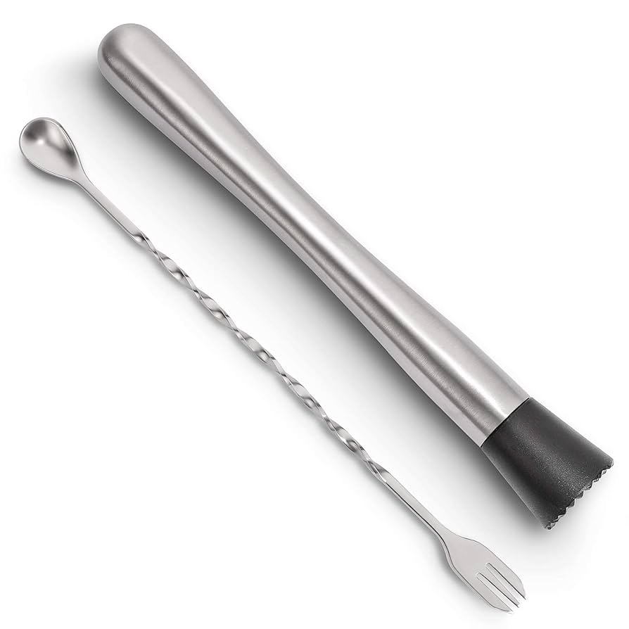 Cocktail Muddler and Mixing Spoon