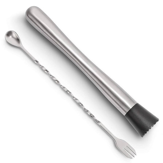 Cocktail Muddler and Mixing Spoon