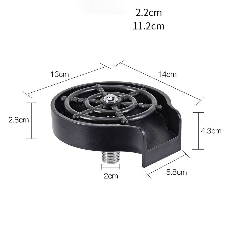 Stainless steel bar cup washer