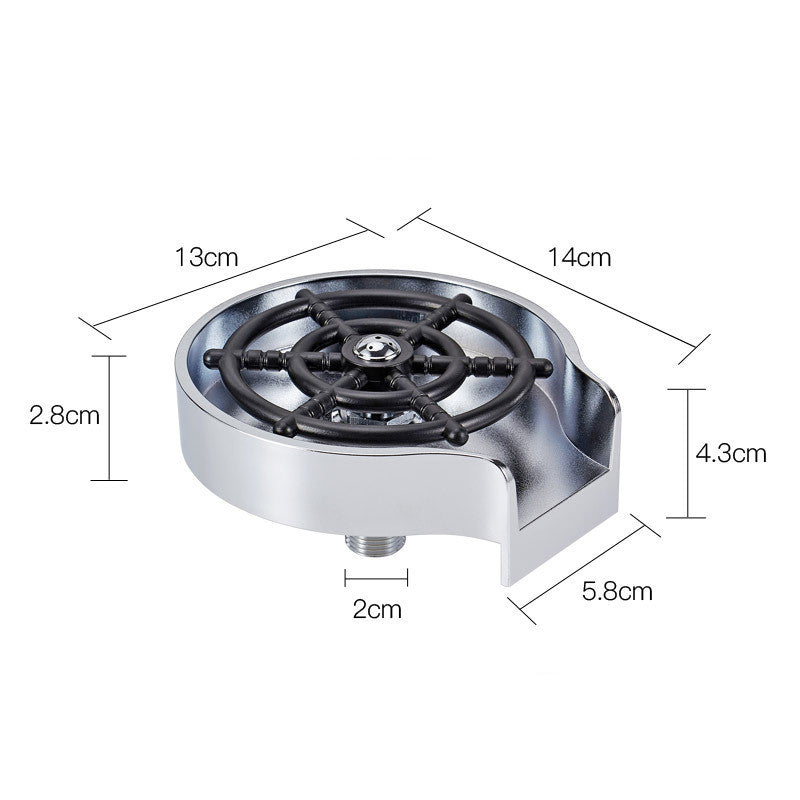 Stainless steel bar cup washer