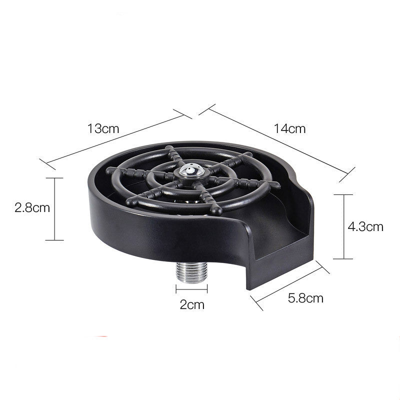Stainless steel bar cup washer